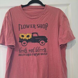Flower shop tshirt L